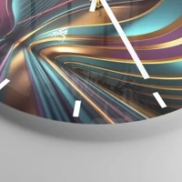 Esfera sin numeración, con rayas