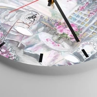 Esfera sin numeración, con rayas