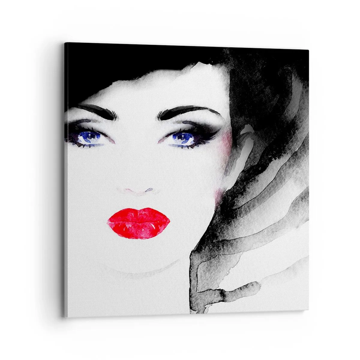 Cuadro sobre lienzo - Impresión de Imagen - Lenguaje no verbal - 70x70 cm