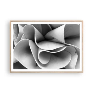 Póster en marco roble claro - Sucede en el espacio - 100x70 cm