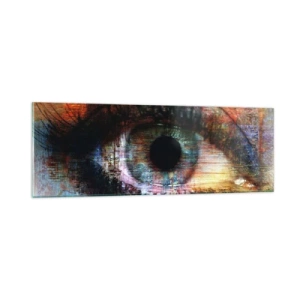 Cuadro sobre vidrio - Impresiones sobre Vidrio - Puedes mirar en el alma - 90x30 cm