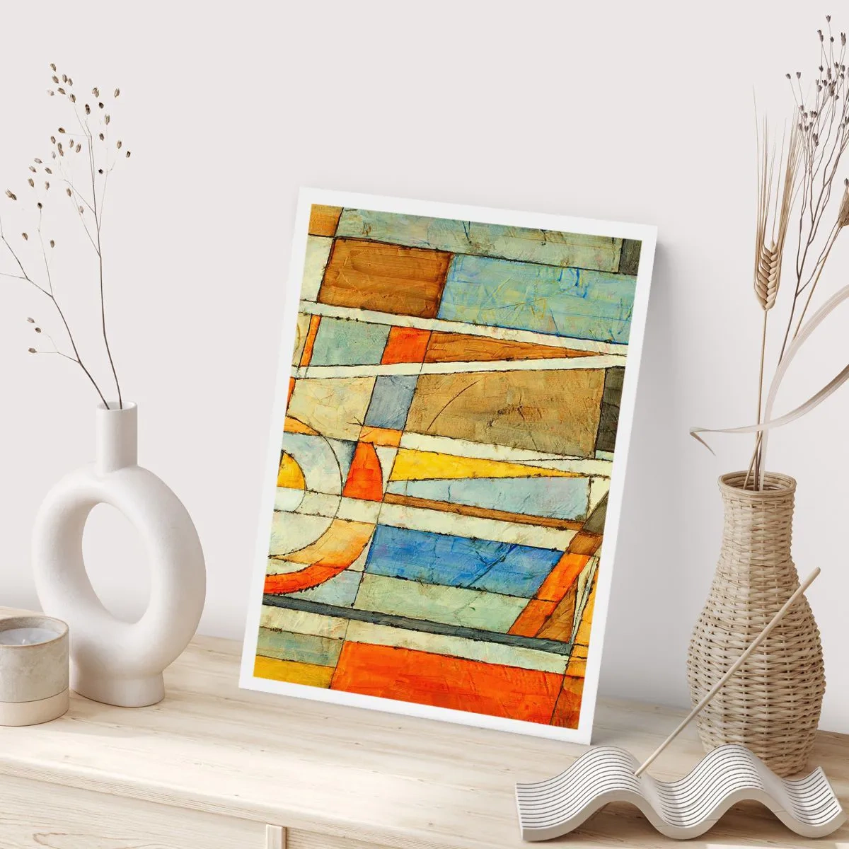 Póster - Cubismo en una obra - 70x100 cm