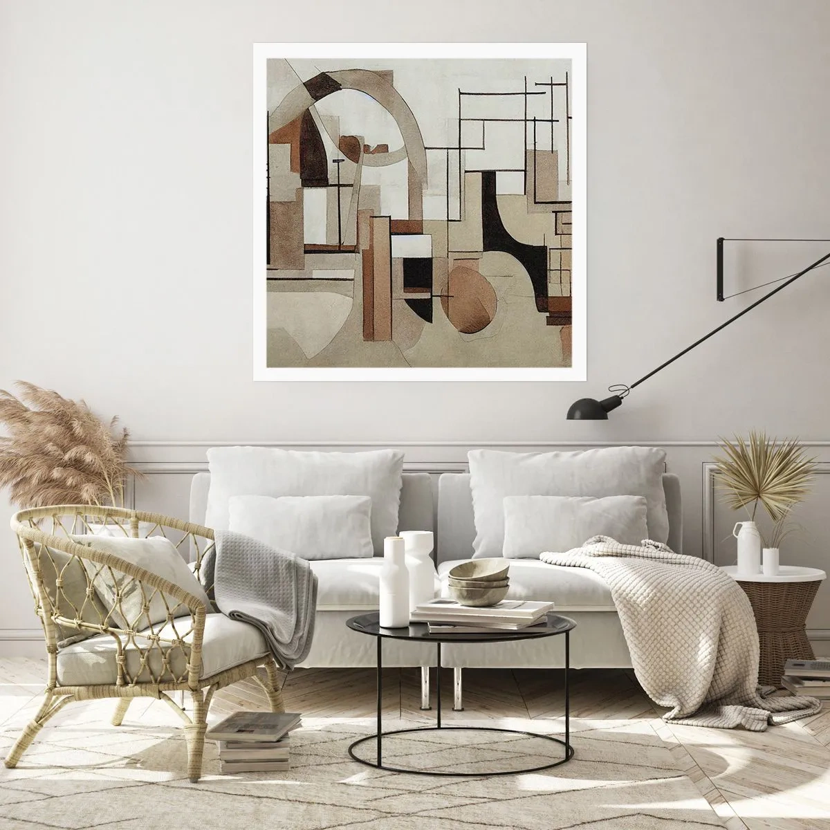 Póster - Paisaje urbano 2.0 - 60x60 cm