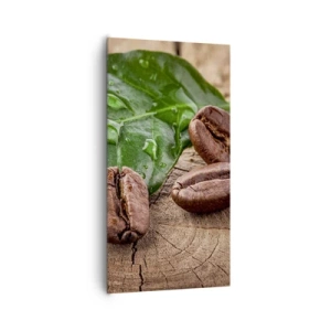 Cuadro sobre lienzo - Impresión de Imagen - El auténtico y negro - 65x120 cm