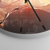 Esfera sin numeración, con rayas