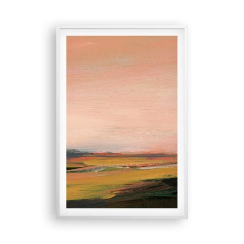 Póster en marco blanco - En tono rosa - 61x91 cm