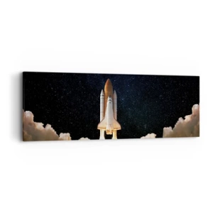 Cuadro sobre lienzo - Impresión de Imagen - ¡Ad astra! - 90x30 cm
