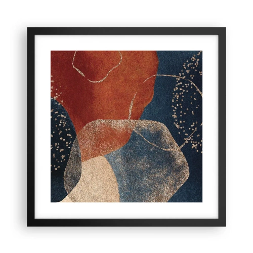 Póster en marco negro - La ligereza del ser - 40x40 cm