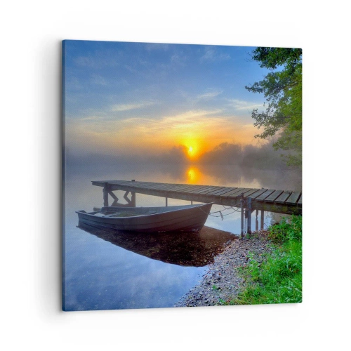 Cuadro sobre lienzo - Impresión de Imagen - Cómo lo ordinario se convierte en mágico - 50x50 cm