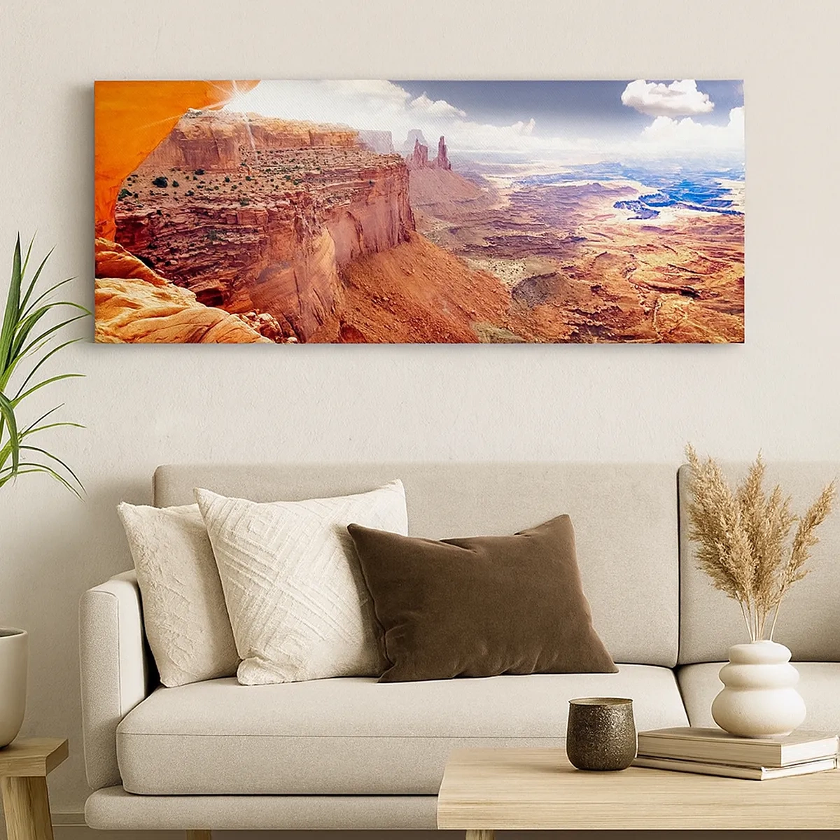 Cuadro sobre lienzo - Impresión de Imagen - Tallado por la propia naturaleza - 30x30 cm