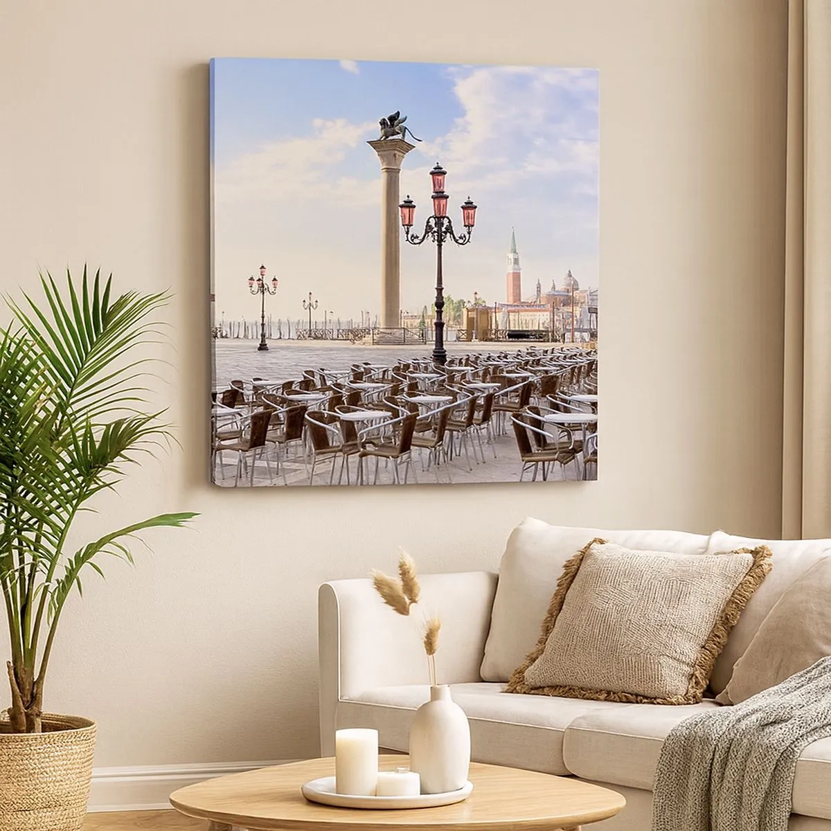 Cuadro sobre lienzo - Impresión de Imagen - Vamos, todo está listo - 30x30 cm