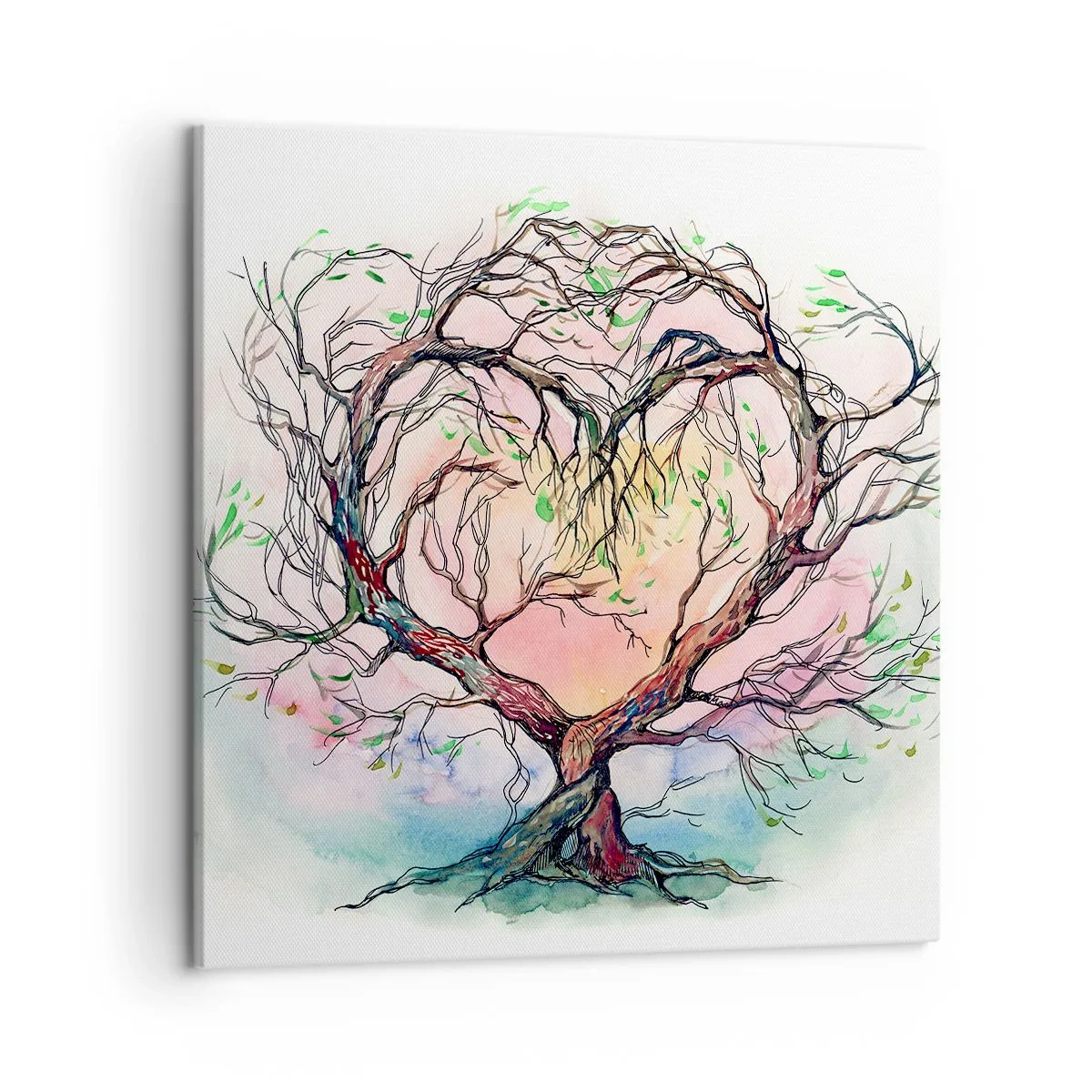 Cuadro sobre lienzo - Impresión de Imagen - Juntos contra los vientos - 50x50 cm