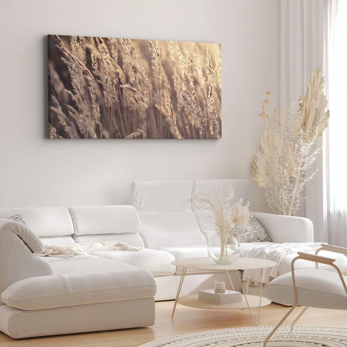 Cuadro sobre lienzo - Impresión de Imagen - Listos para dar la bienvenida al otoño - 100x40 cm