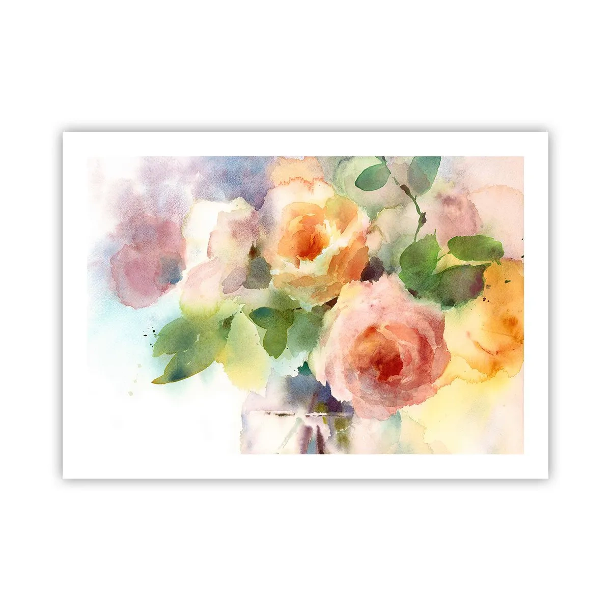 Póster - Delicado como una acuarela - 70x50 cm