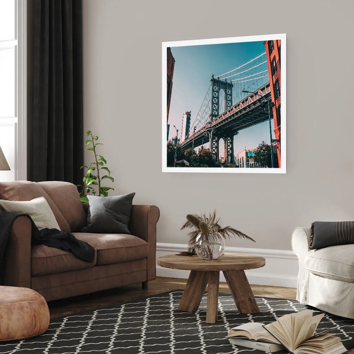 Póster - Sobre el fluir de la ciudad - 40x40 cm
