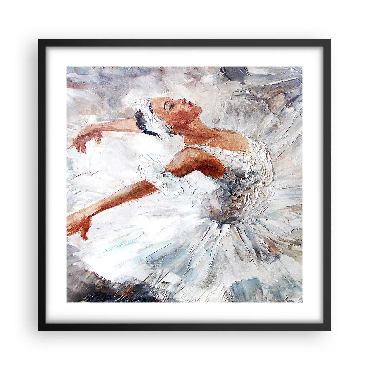 Póster en marco negro - Suave y ligera - 50x50 cm