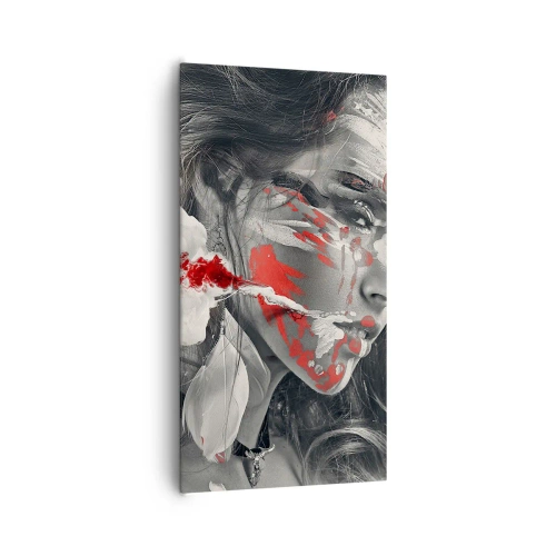 Cuadro sobre lienzo - Impresión de Imagen - En los humos del absurdo - 65x120 cm