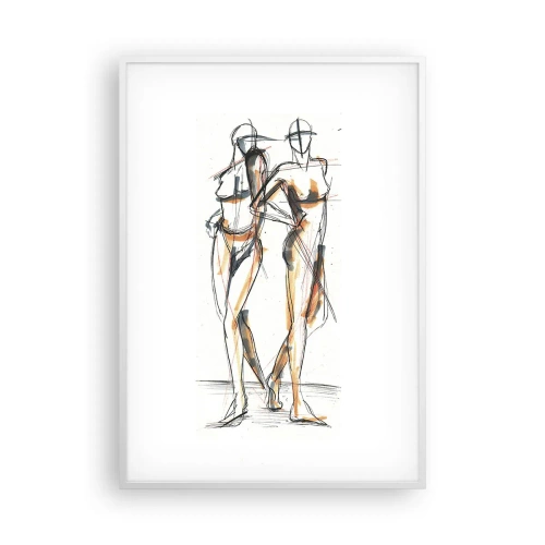 Póster en marco blanco - Un estudio sobre el encanto - 70x100 cm