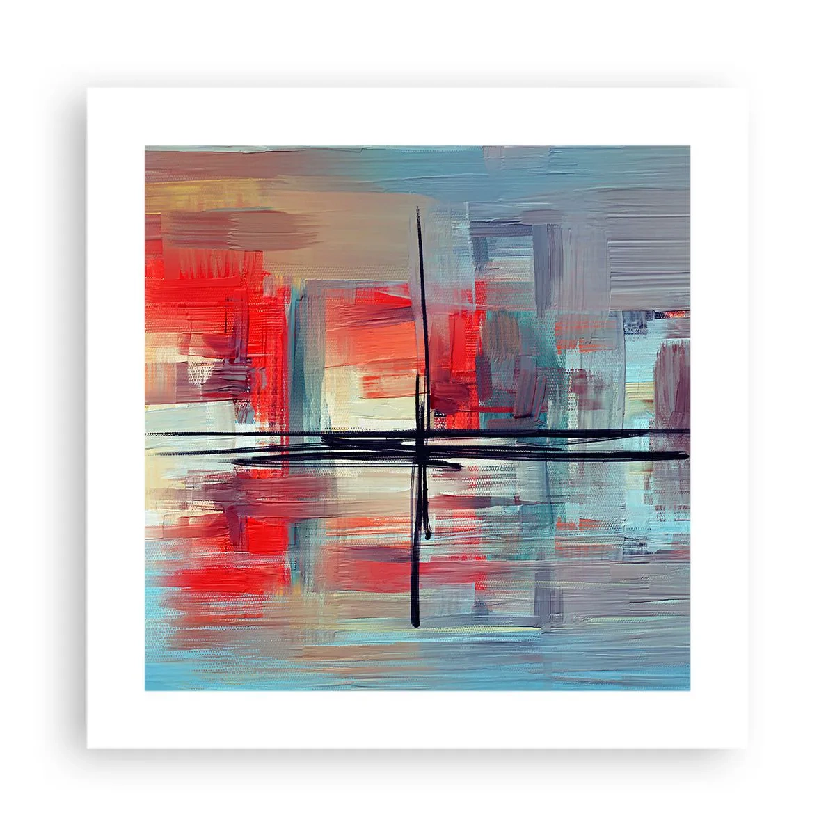 Póster - Paisaje en una dimensión desconocida - 40x40 cm