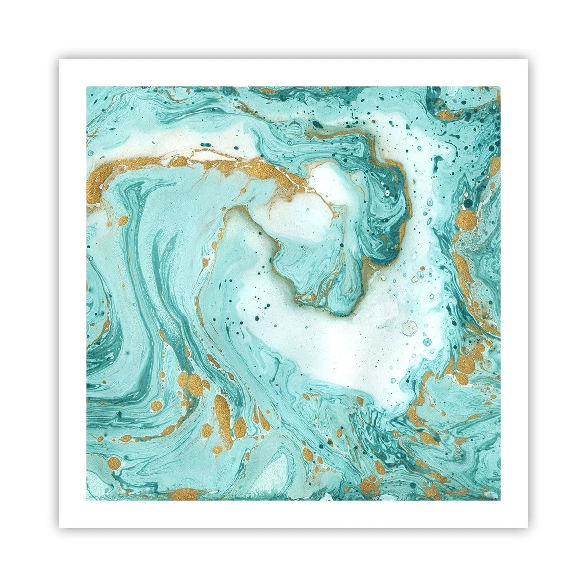 Póster - Bajo la gran ola del periodo Edo - 60x60 cm