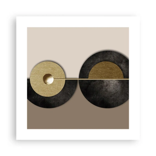 Póster - Variaciones en torno a un círculo - 40x40 cm