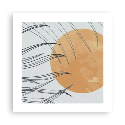 Póster - Siempre hacia el sol - 40x40 cm