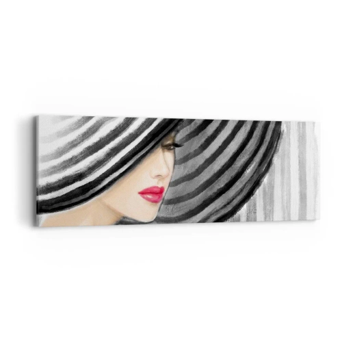Cuadro sobre lienzo - Impresión de Imagen - ¿Dónde puedo encontrarte? - 90x30 cm