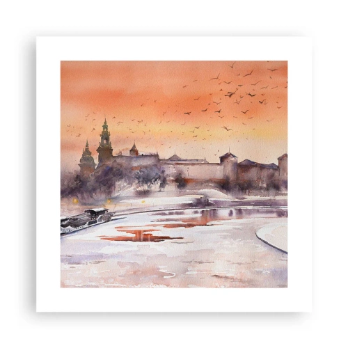Póster - Atardecer real - 40x40 cm