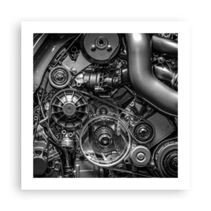 Póster - La poesía de la mecánica - 50x50 cm