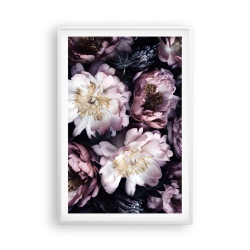 Póster en marco blanco - Un ramo a la antigua usanza - 61x91 cm