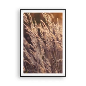 Póster en marco negro - Listos para dar la bienvenida al otoño - 61x91 cm