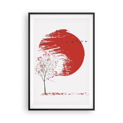 Póster en marco negro - ¿Conoces este país? - 61x91 cm