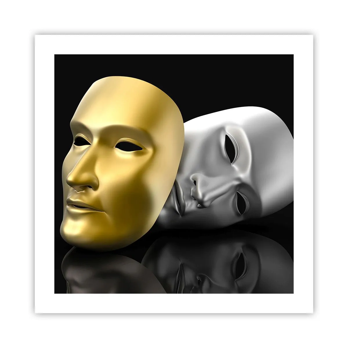 Póster - La vida es un teatro - 50x50 cm