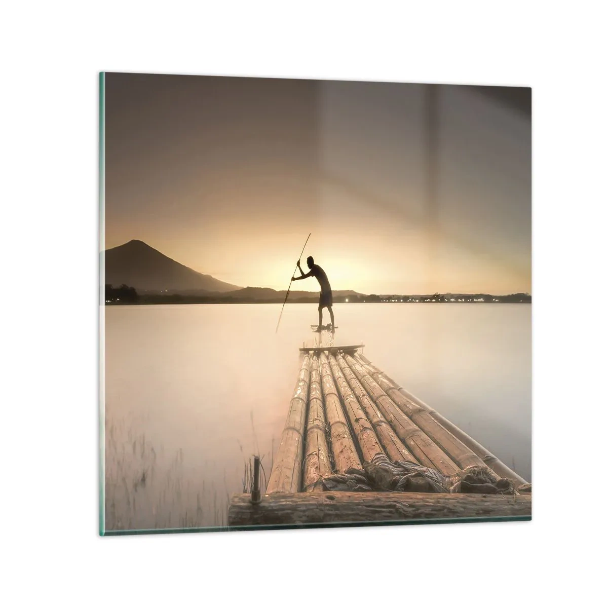 Cuadro sobre vidrio - Impresiones sobre Vidrio - Antes del descanso - 60x60 cm