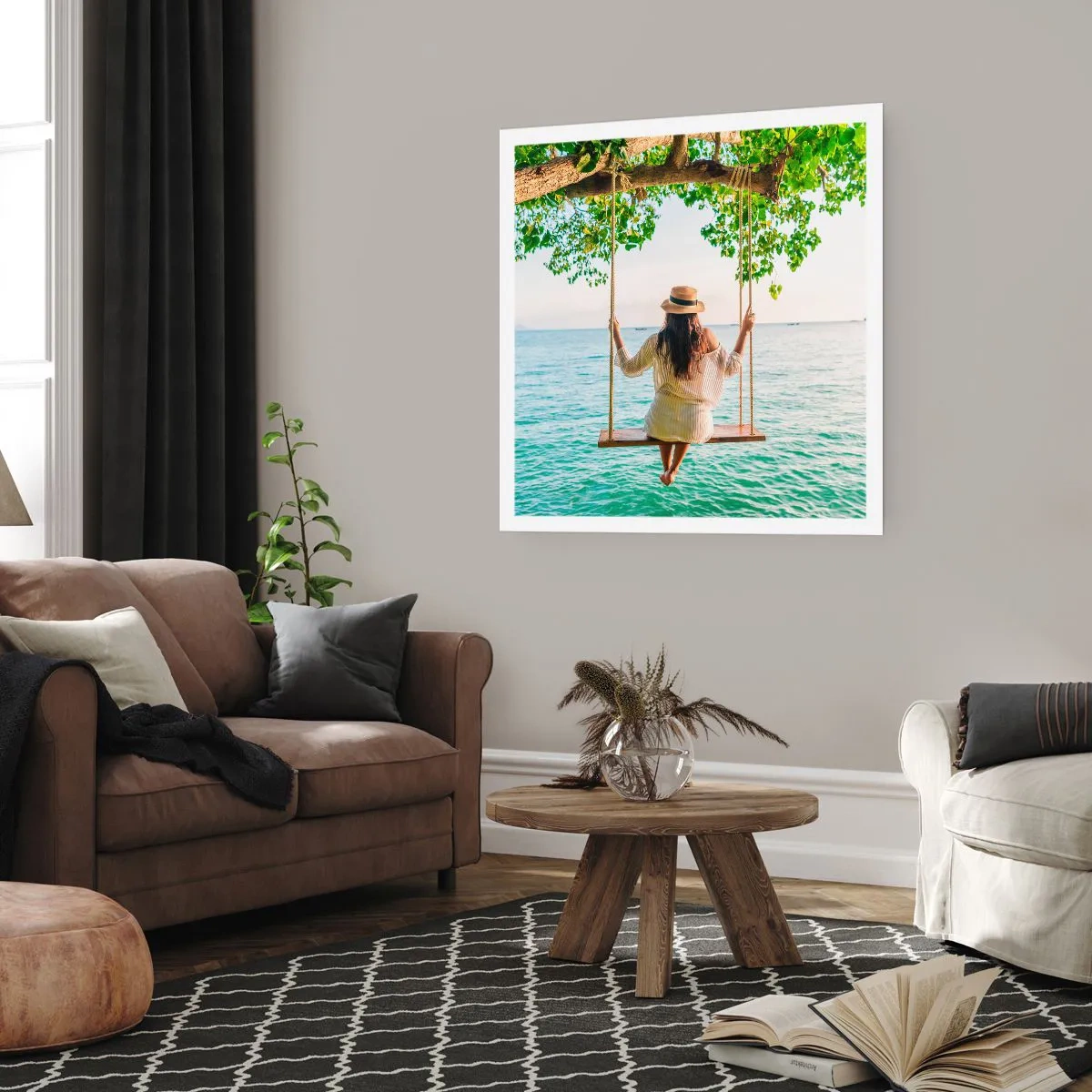 Póster - La vida es bella - 50x50 cm