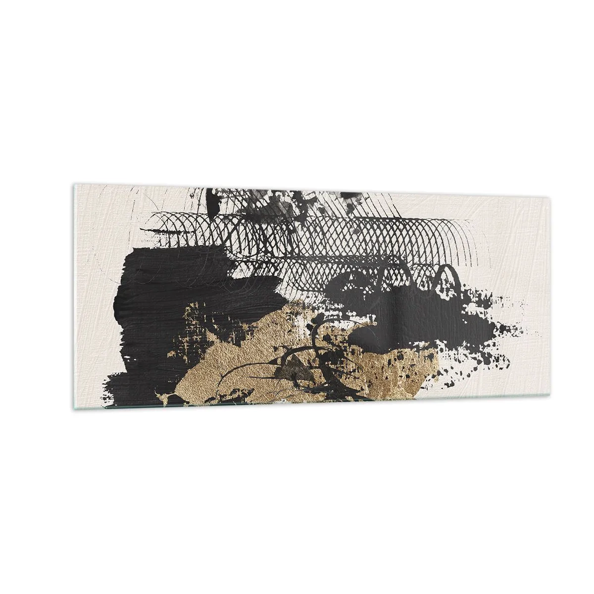 Cuadro sobre vidrio - Impresiones sobre Vidrio - Composición con pasión - 100x40 cm