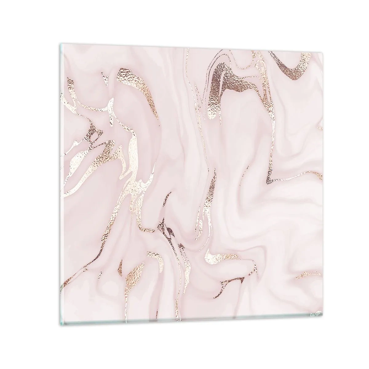 Cuadro sobre vidrio - Impresiones sobre Vidrio - En rosa - 70x70 cm