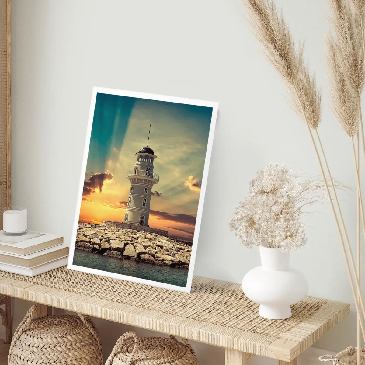 Póster - Luz - Bondad - Belleza - 30x40 cm