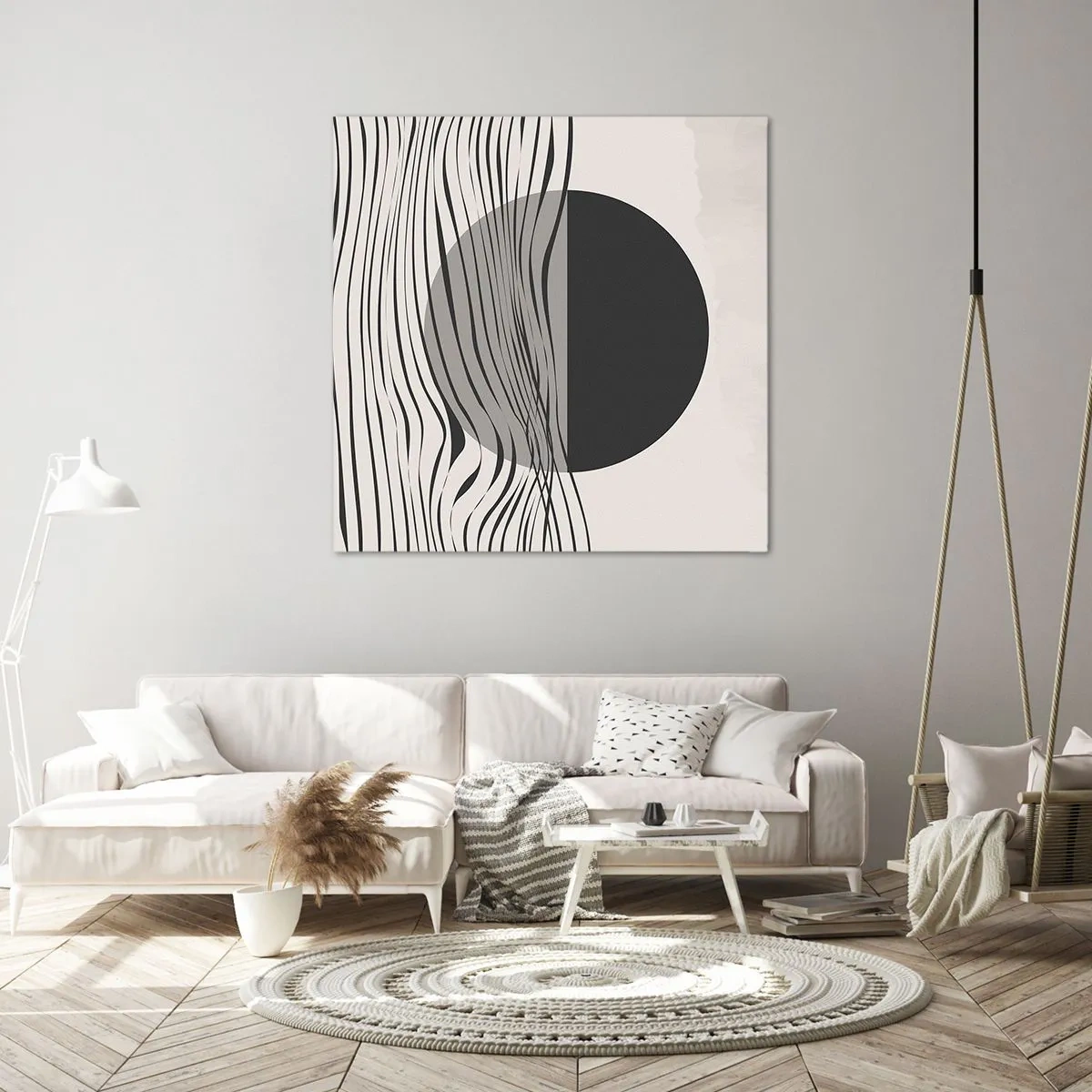 Cuadro sobre lienzo - Impresión de Imagen - Media composición - 60x60 cm