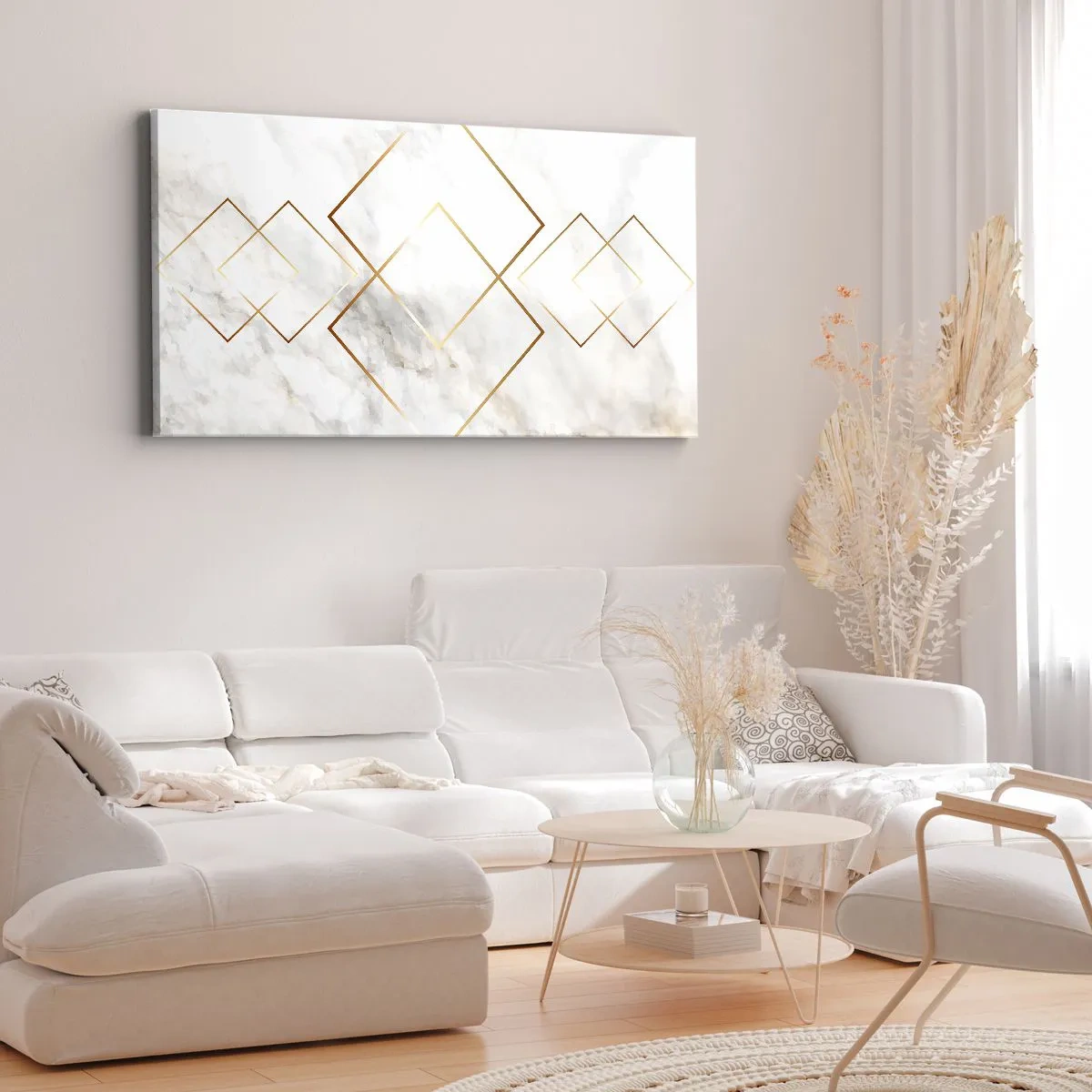 Cuadro sobre lienzo - Impresión de Imagen - Una vista al infinito - 100x40 cm