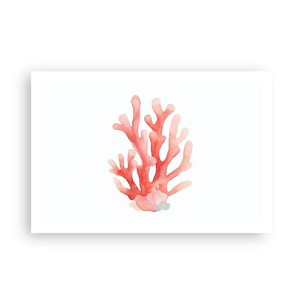 Póster - La hermosura del color coral - 91x61 cm