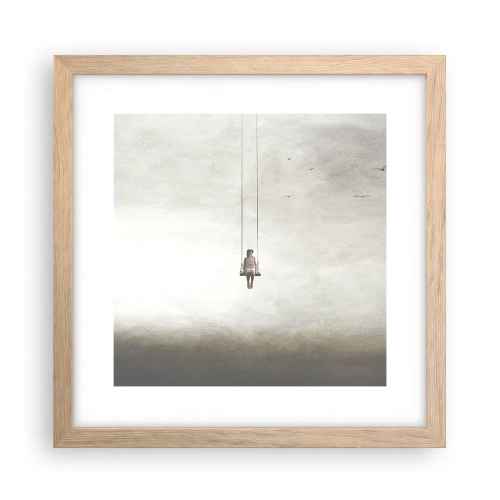 Póster en marco roble claro - El niño que llevamos dentro - 30x30 cm