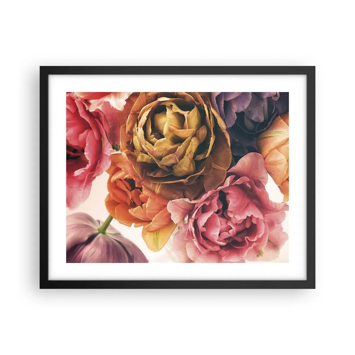 Póster en marco negro - Celebración de la vida - 50x40 cm