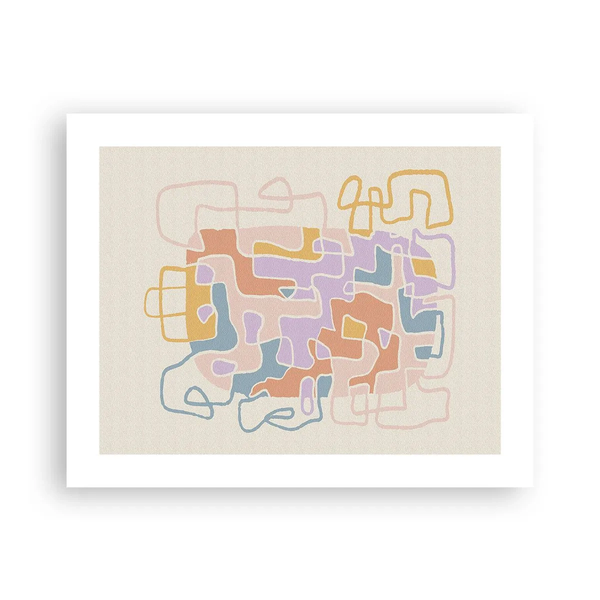 Póster - Laberinto - una alegre aventura - 50x40 cm