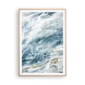 Póster en marco roble claro - El mundo de hielo - 70x100 cm