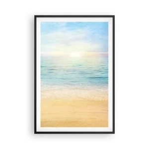 Póster en marco negro - Gran cielo azul - 61x91 cm