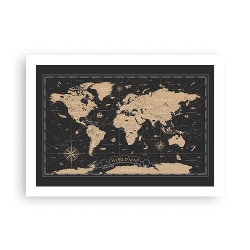 Póster - Las fronteras de mi mundo - 70x50 cm