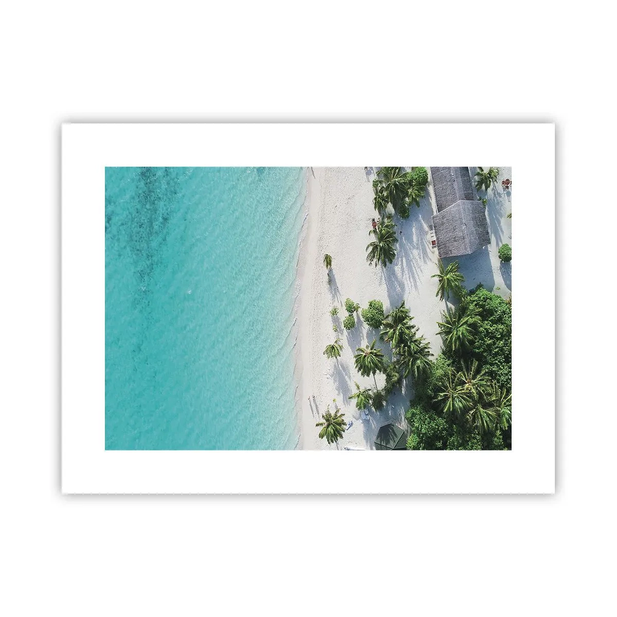 Póster - Vacaciones en el paraíso - 40x30 cm