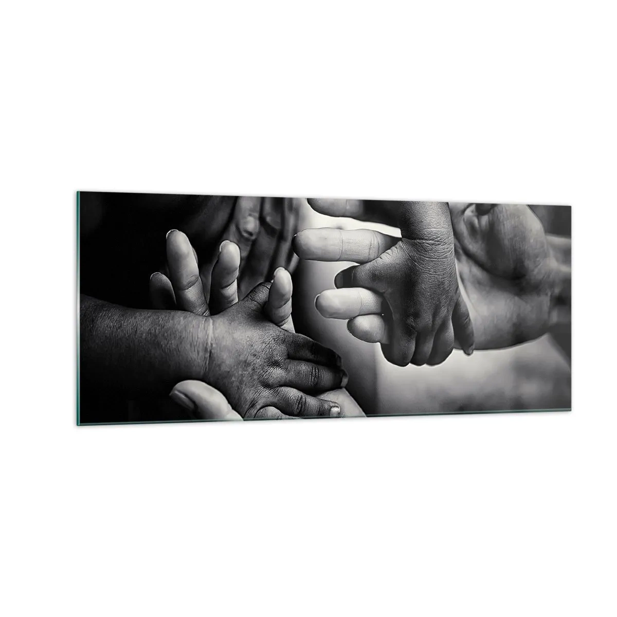 Cuadro sobre vidrio - Impresiones sobre Vidrio - Ser humano - 100x40 cm