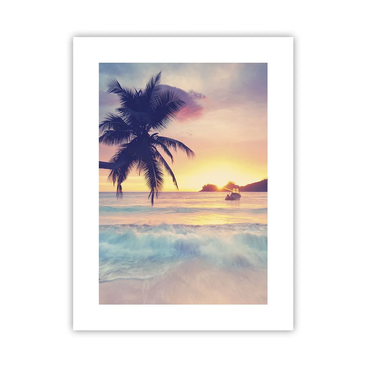 Póster - Atardecer en la bahía - 30x40 cm